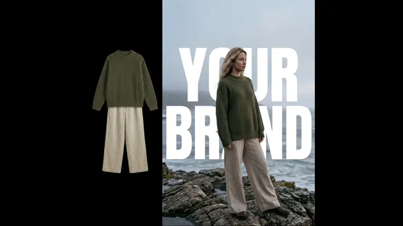 Coastal Knitwear — AI-generated showcase
